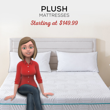 Plush Mattresses Starting at $149.99