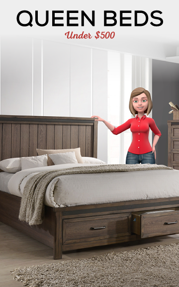 Queen Beds Under $500