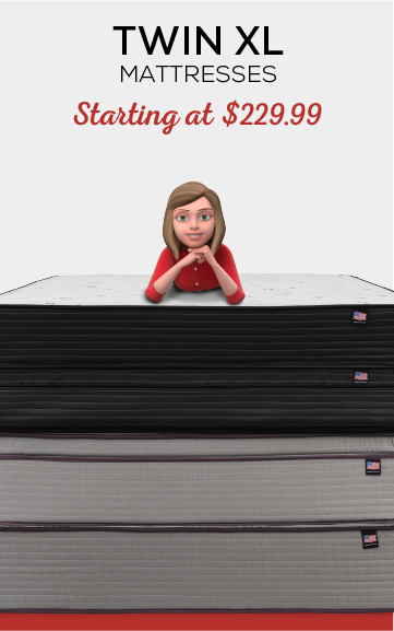 Twin XL Mattresses starting at $229.99